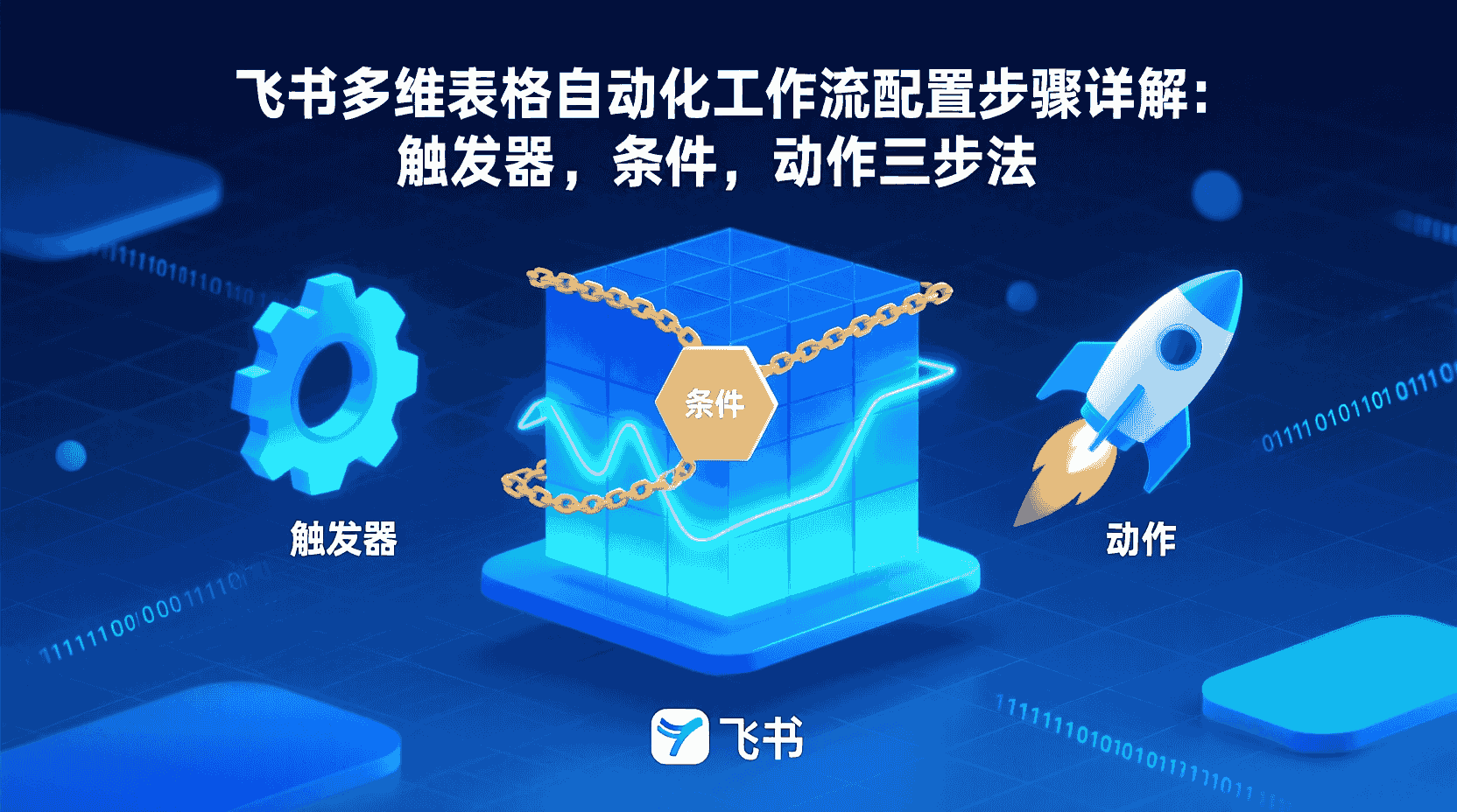 飞书多维表格自动化配置, 飞书工作流触发器设置, 如何在飞书多维表格创建自动化规则, 飞书多维表格条件判断写法, 飞书自动化动作类型详解, 飞书多维表格自动化失败排查, 企业飞书表格自动化最佳实践